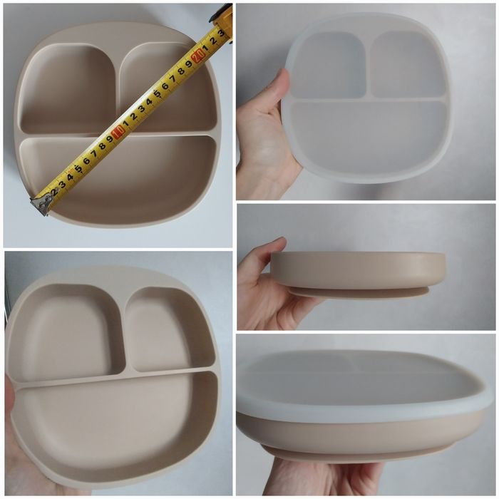 Дитячий посуд для прикорму, силіконова тарілка, поїльник, ланч-бокс