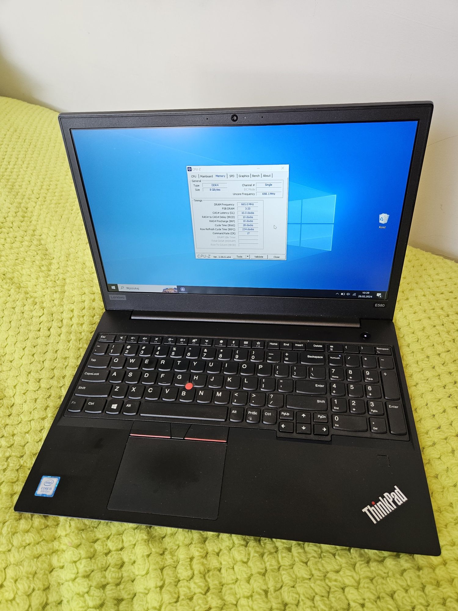 LENOVO ThinkPad E580 laptop z USA