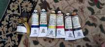 Zestaw farb olejnych Ferrario Oil Master + Medium Winsor &Newton nowe