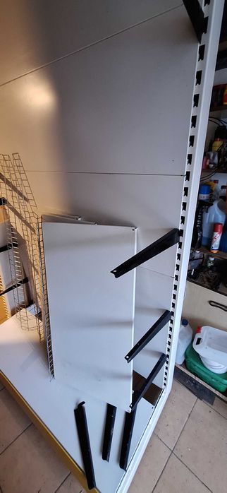 Regały sklepowe  metalowe-półki na pieczywo ,240x200  240x130