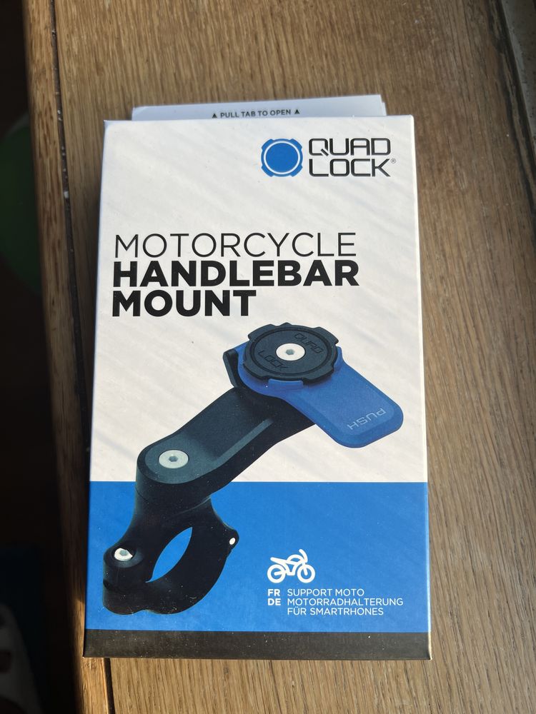 Suporte telefone mota Quad lock com anti vibração - Mota