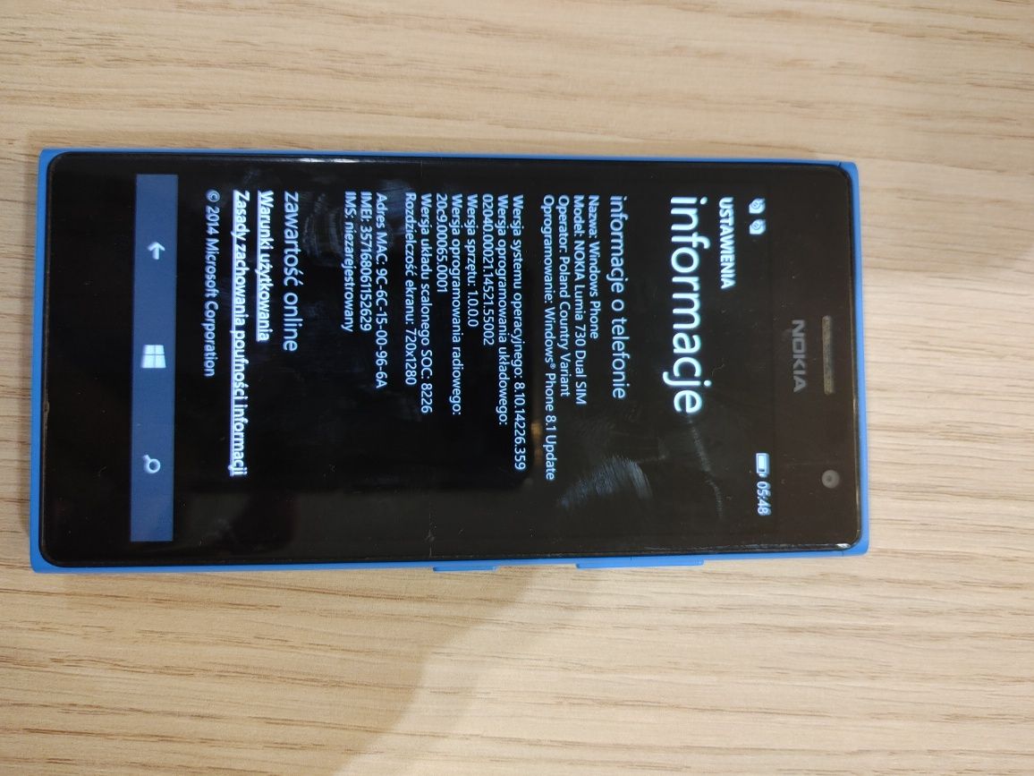 Nokia Lumia 730 dual sim