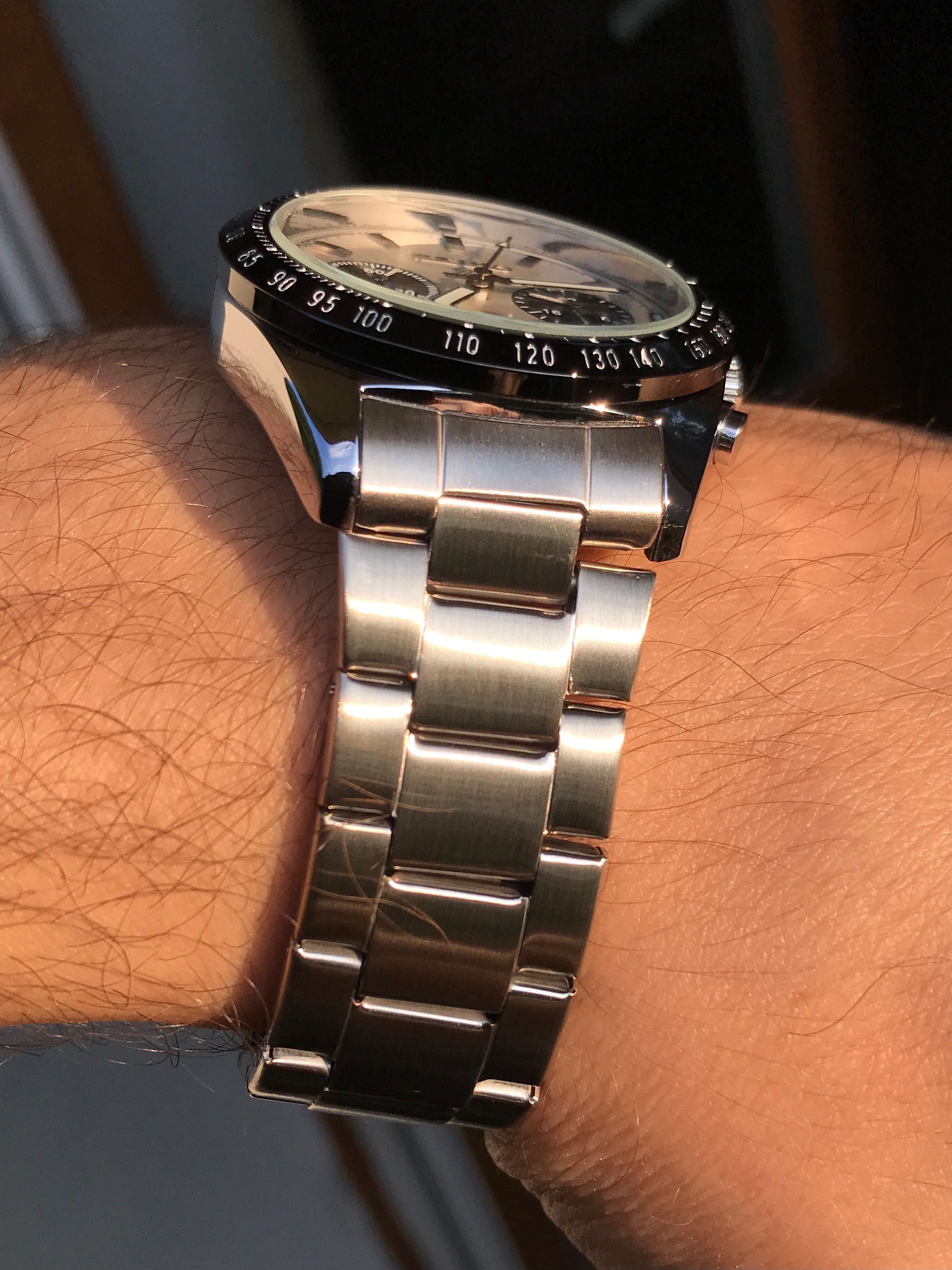 Zegarek Seiko Mod SSC813 Panda, Solar Speedtimer Chronograph