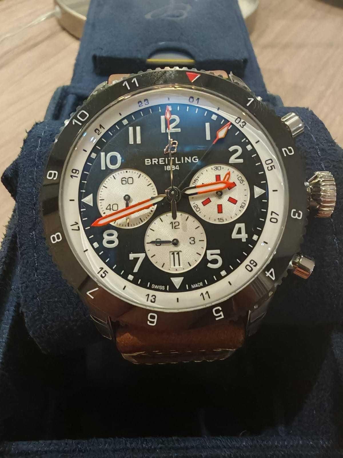 Zegarek Breitling Avi B04 Chronograph Gmt 46 Super Mosquito full set