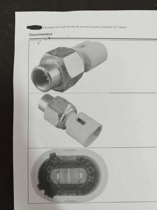 Válvula para tubo de pressão do óleo da direção - Renault Clio