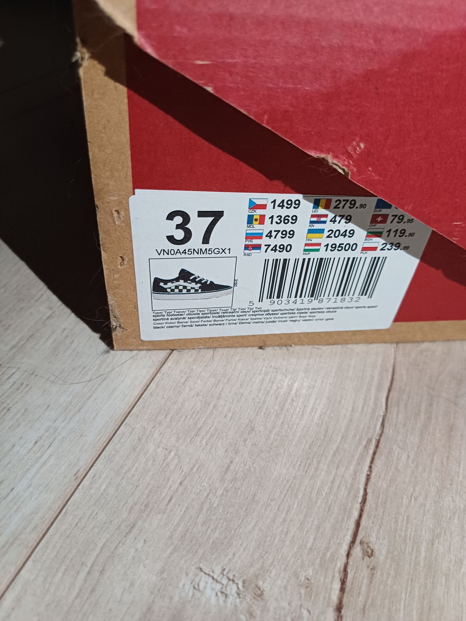 Vans unisex rozmiar 37