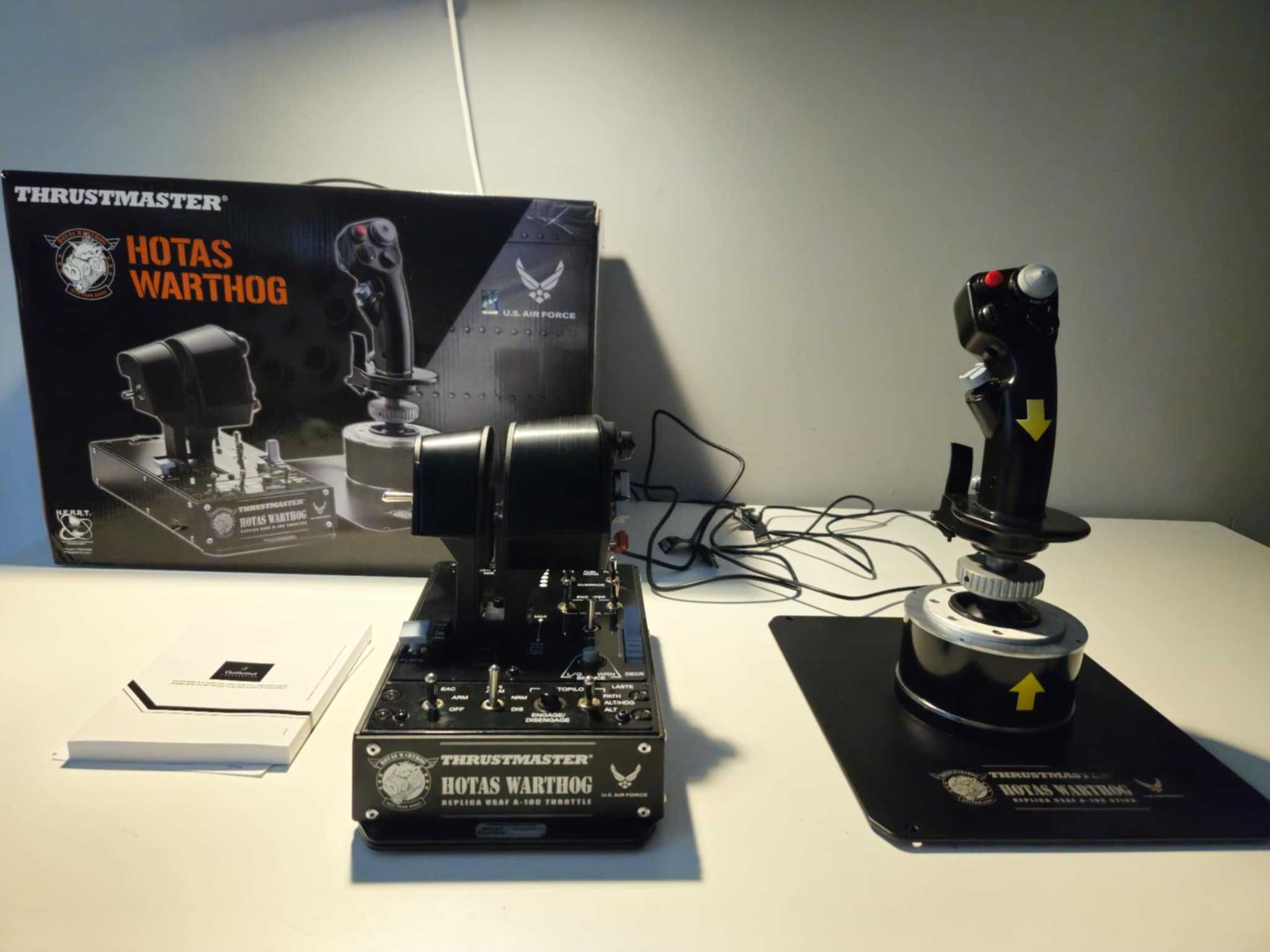 Thrustmaster Hotas Warthog jak nowy - joystick i przepustnica
