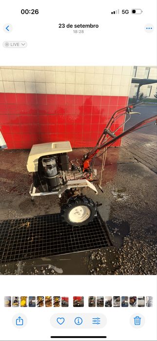 Tractor de agricultura