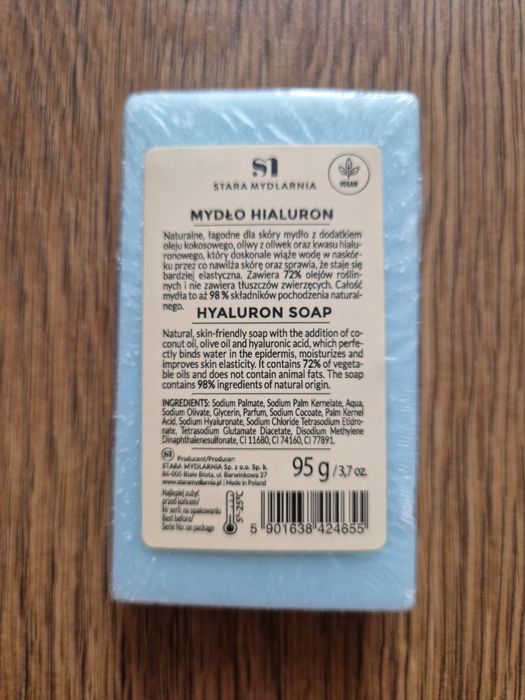 Hialuronowe mydło nawilżające Stara Mydlarnia