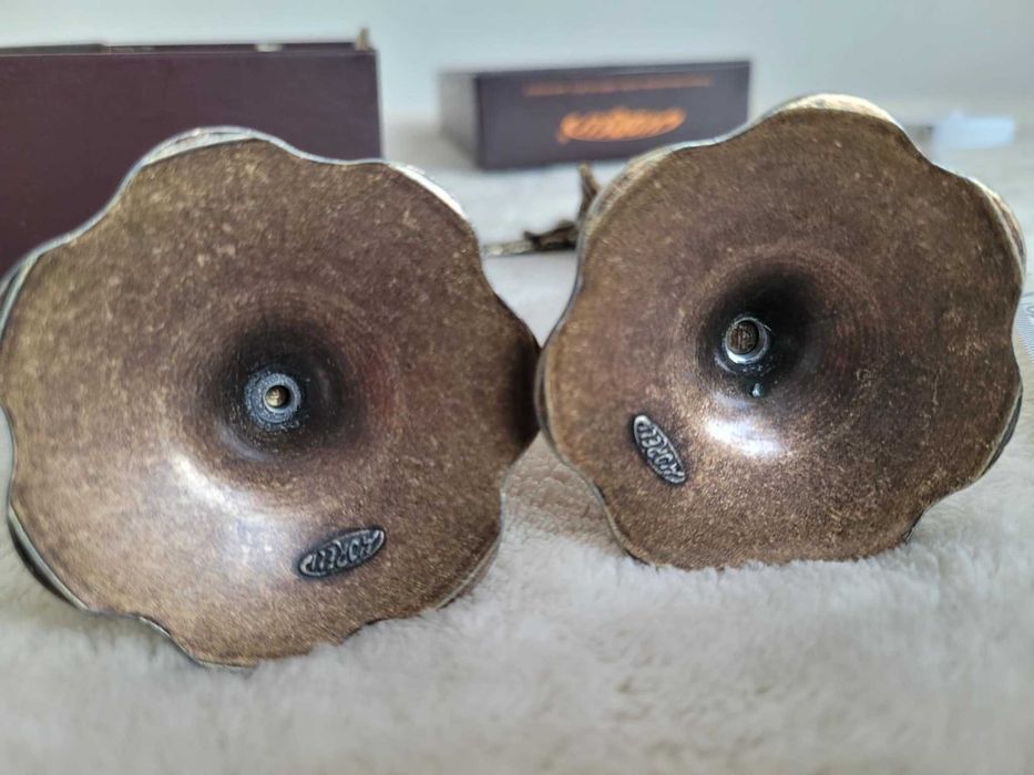 Zestaw kolędowy krzyż i świeczki z lichtarzami