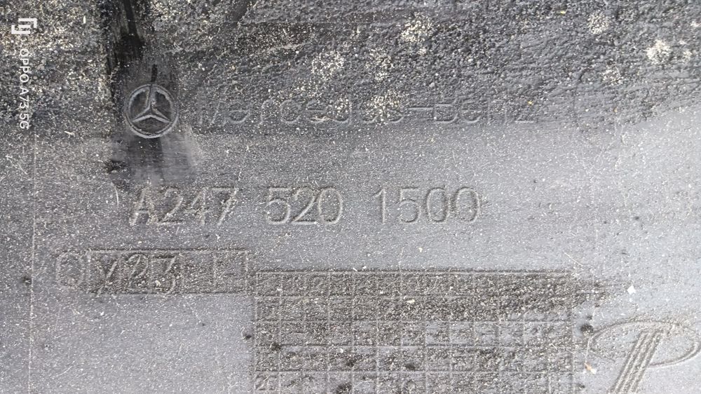 Blindagem motor proteção Mercedes w247 w177 w447