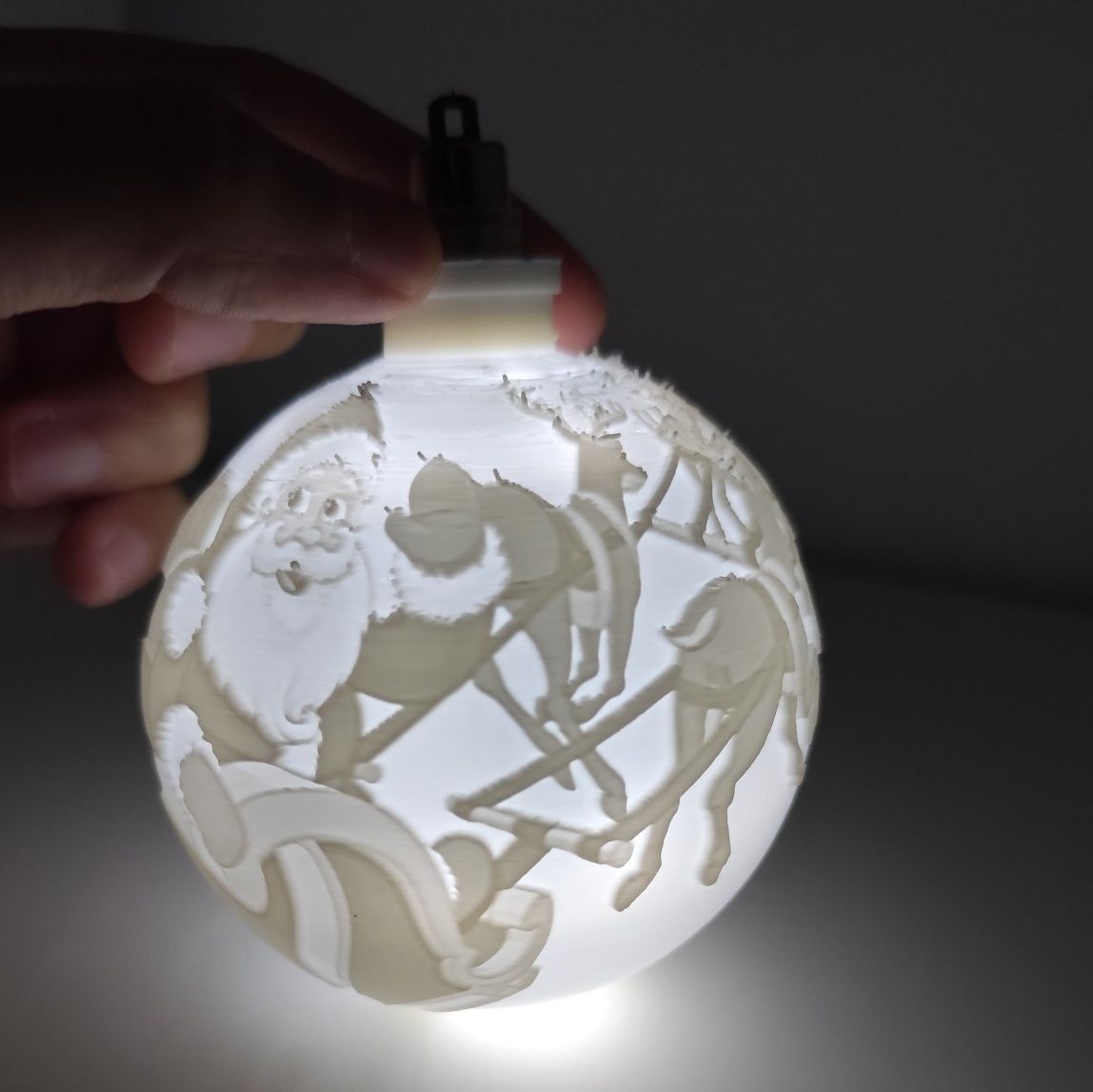 Bola Natal com luz led incluída