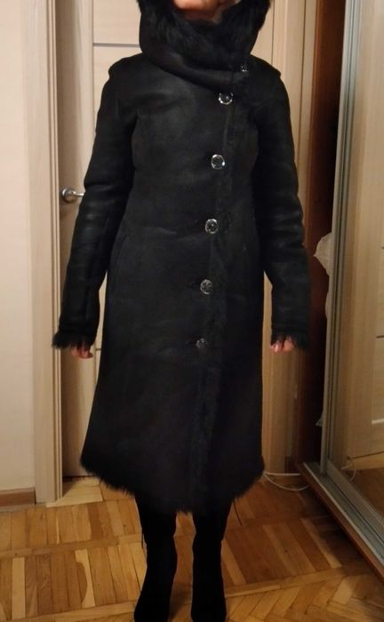 Дублёнка женская, шикарная, р.S, 2000грн.