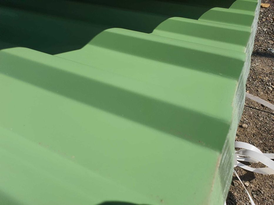 Trapez T18 na dach, nowa blacha, ładny kolor zielony