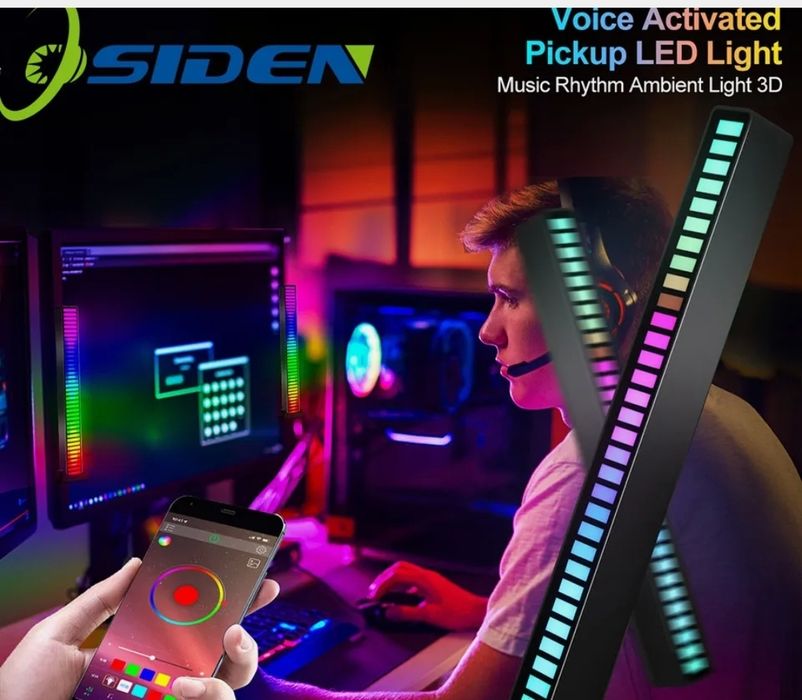 Coluna tira de led RGB