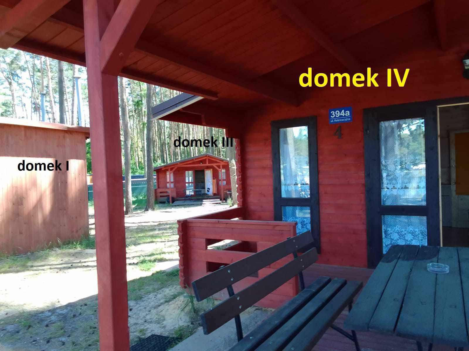 Domki letniskowe w lesie nad jeziorem - 6 osobowe - Zalew Nakło-Chechł