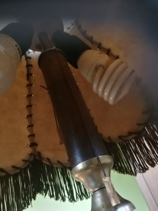 Lampa podłogowa z czasu Prl