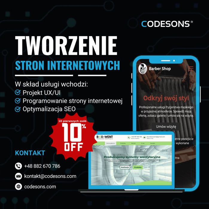 Aplikacje webowe | Aplikacje mobilne | Strony internetowe