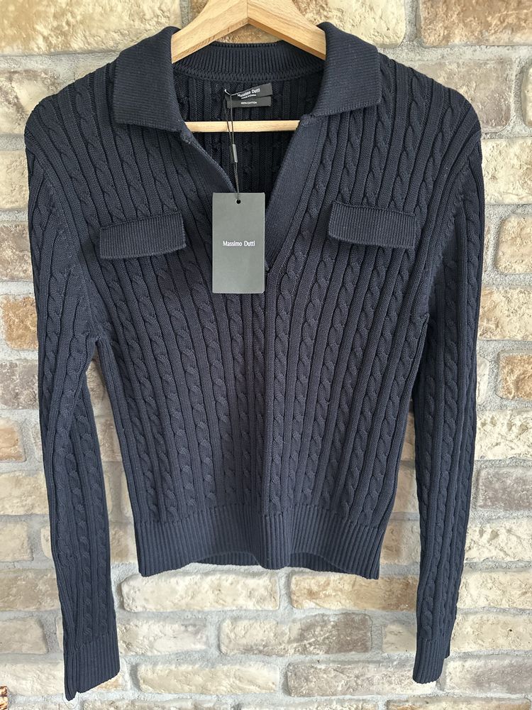 Bawelniany sweter massimo dutti rozmiar M