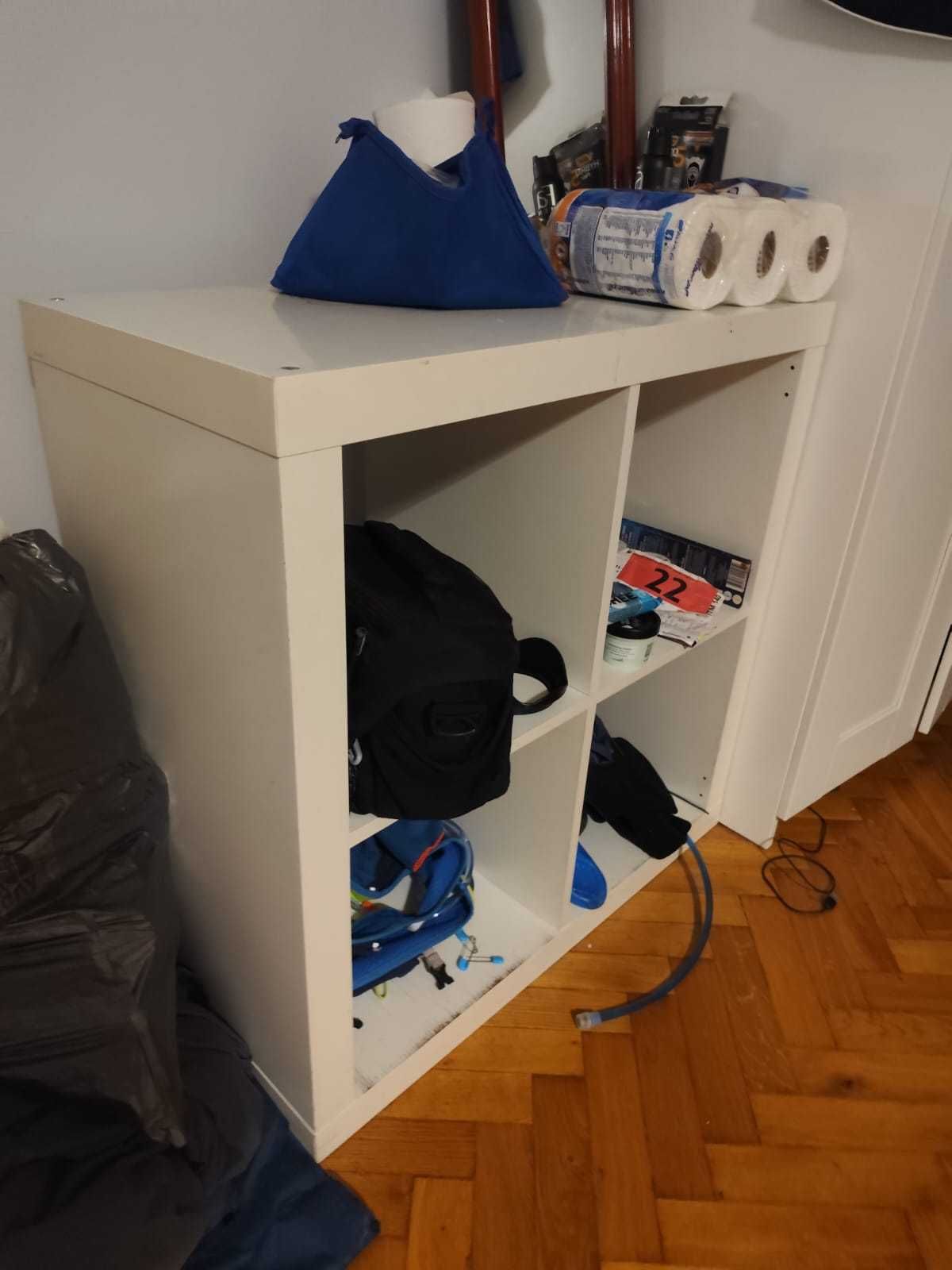 Półka KALLAX IKEA, biały, 77x77 cm