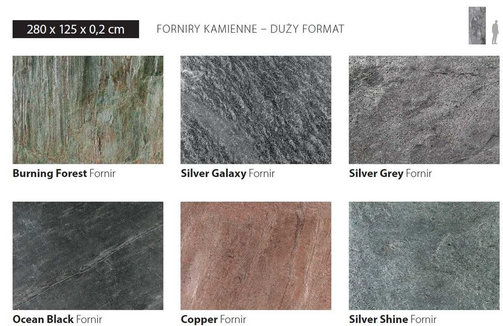 Fornir kamienny ścienny na ścianę Copper tapeta dekoracja 122x61x0,2