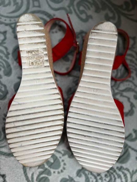 41 ładne lekkie sandały na koturnie LATO pantofle styl Tommy Hilfiger