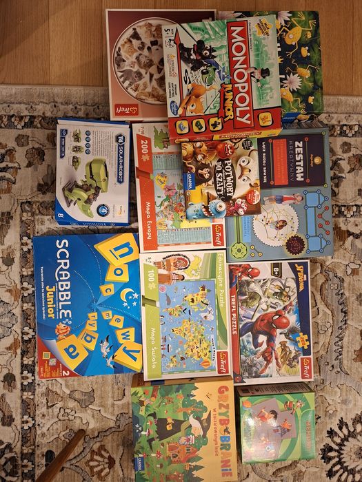 Gry i puzzle, stan idealny