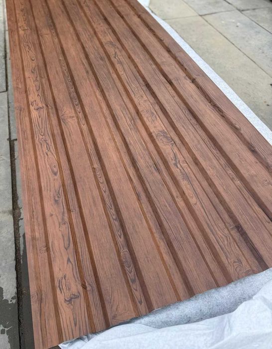 Blacha trapezowa T18 Drewnopodobna ELEWACJA PODBITKA OGRODZENIE