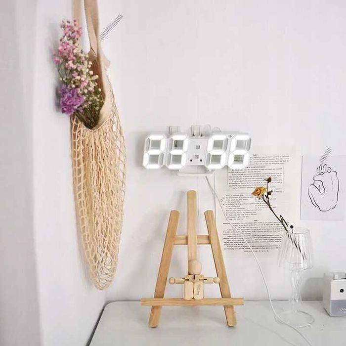 Nowoczesny zegar LED 3D – funkcjonalność i design w jednym