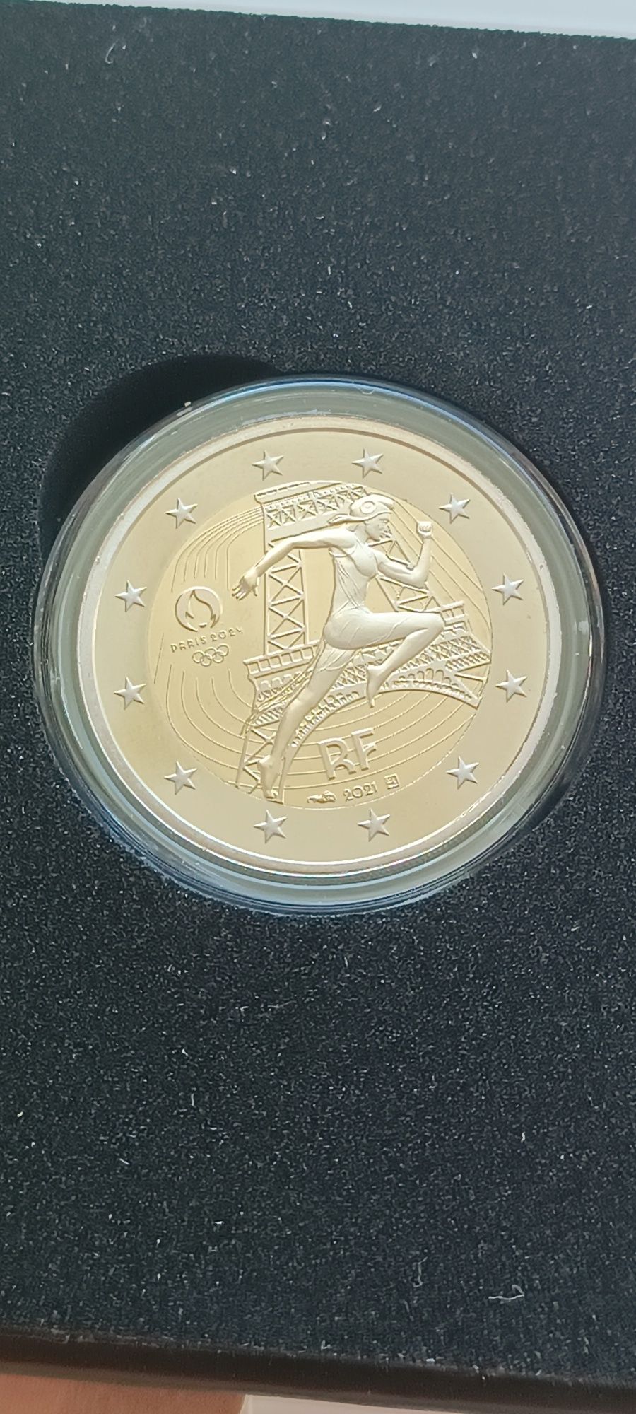 2 euros  2021 Proof jogos Olimpicos France 2024