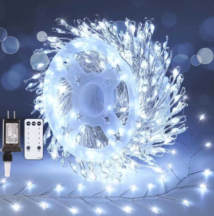 Гирлянда лапка роса нить Гірлянда хвойна лапка роса нитка