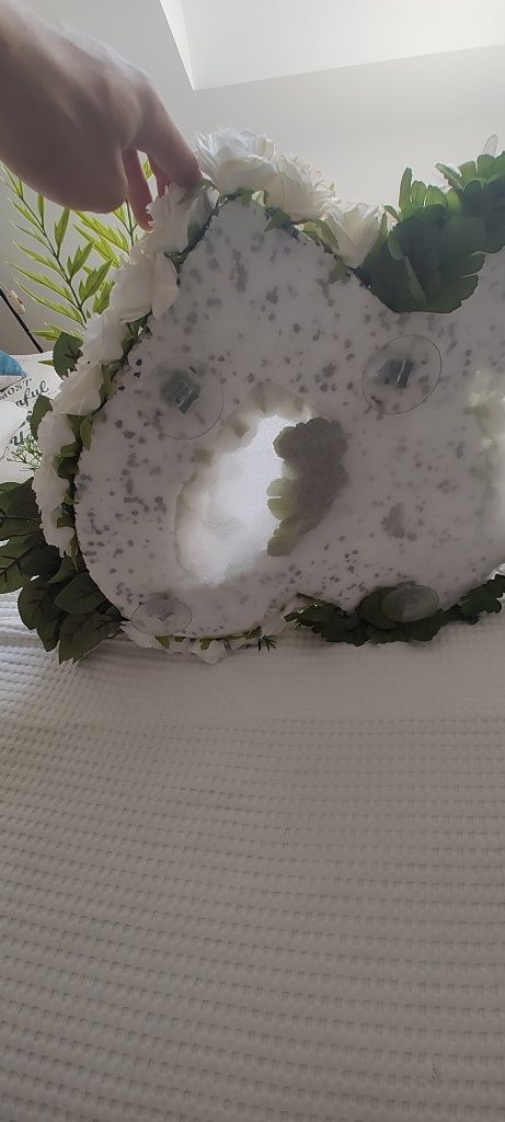 Wianek ślubny na samochód