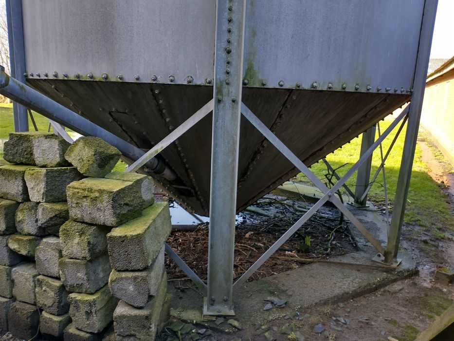 Assentoft Silos lejowy 130m3  100Ton zbożowy zbiornik na zboże