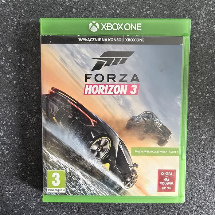Forza Horizon 3 xbox one wersja PL czytaj opis