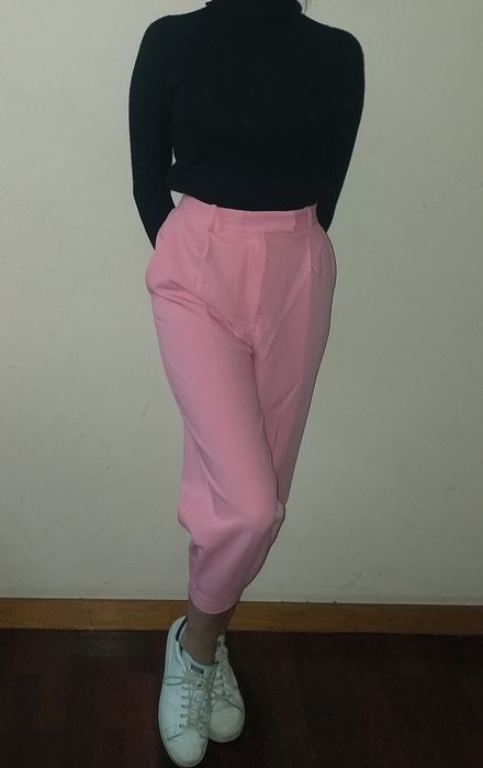 Calças Rosa da Zara