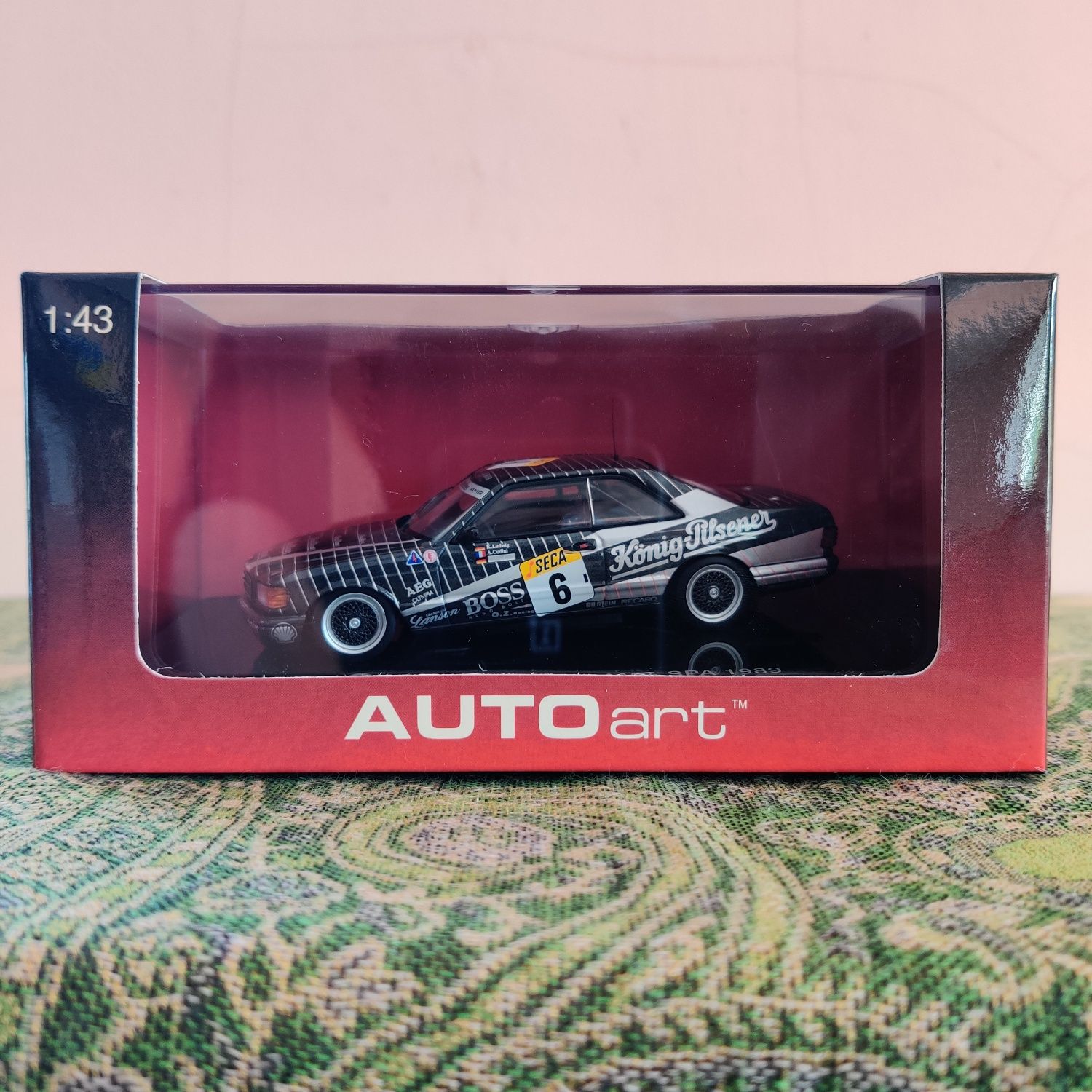 1:43 Mercedes-Benz 500 SEC C126 AMG SPA 1989 #6 – AutoArt