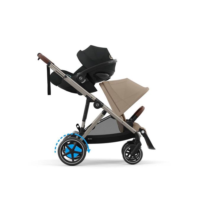 CYBEX GAZELLE S wózek bliźniaczy 2w1 Jak nowy Duży Zestaw Promocja