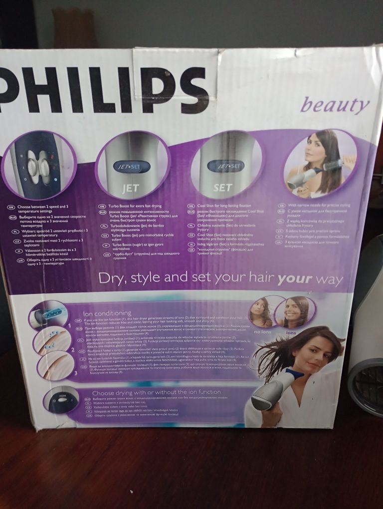 Suszarka do włosów PHILIPS JetSet Control 1900W