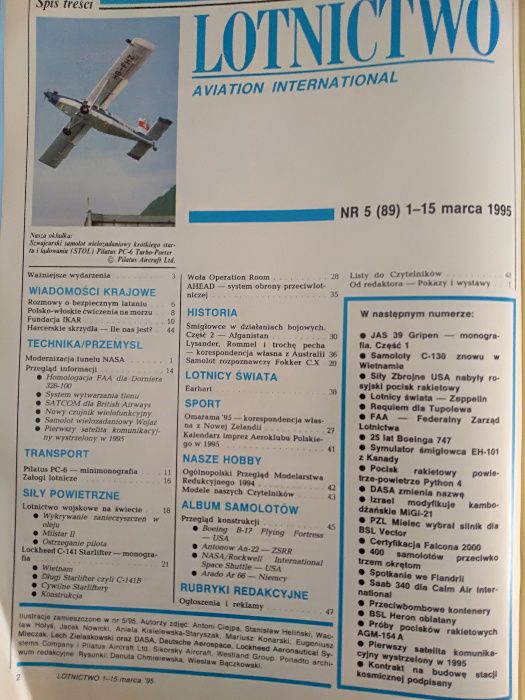 Lotnictwo Aviation International nr 5/1995