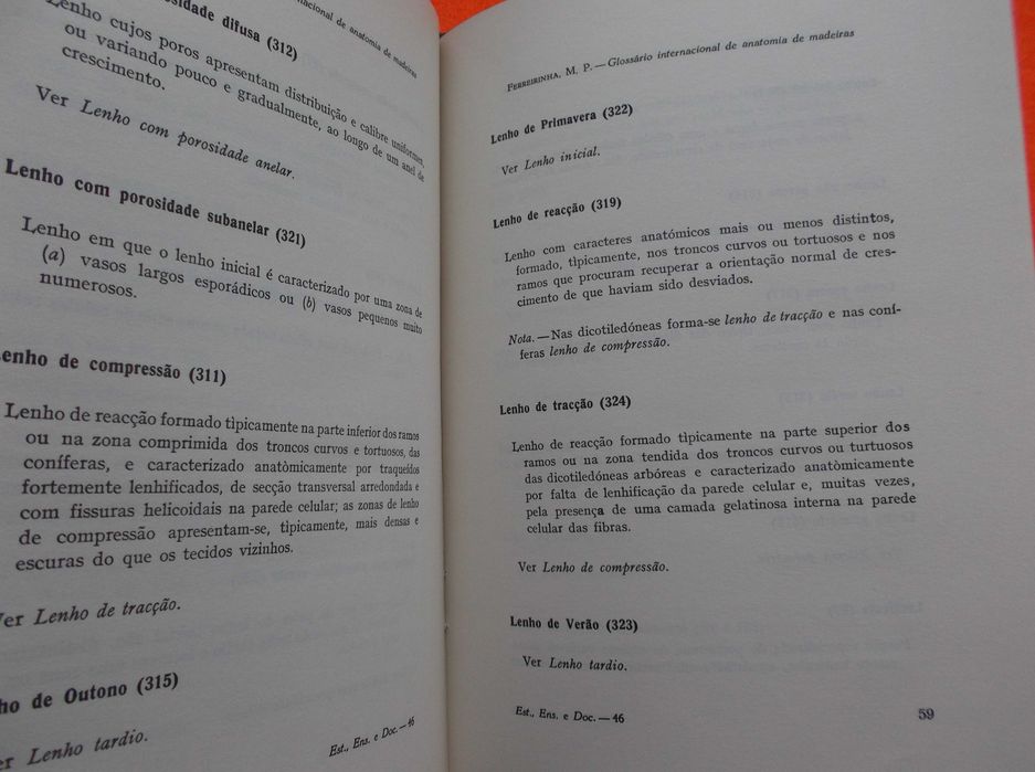 Glossario Internacional dos Termos Usados em Anatomia das Madeiras