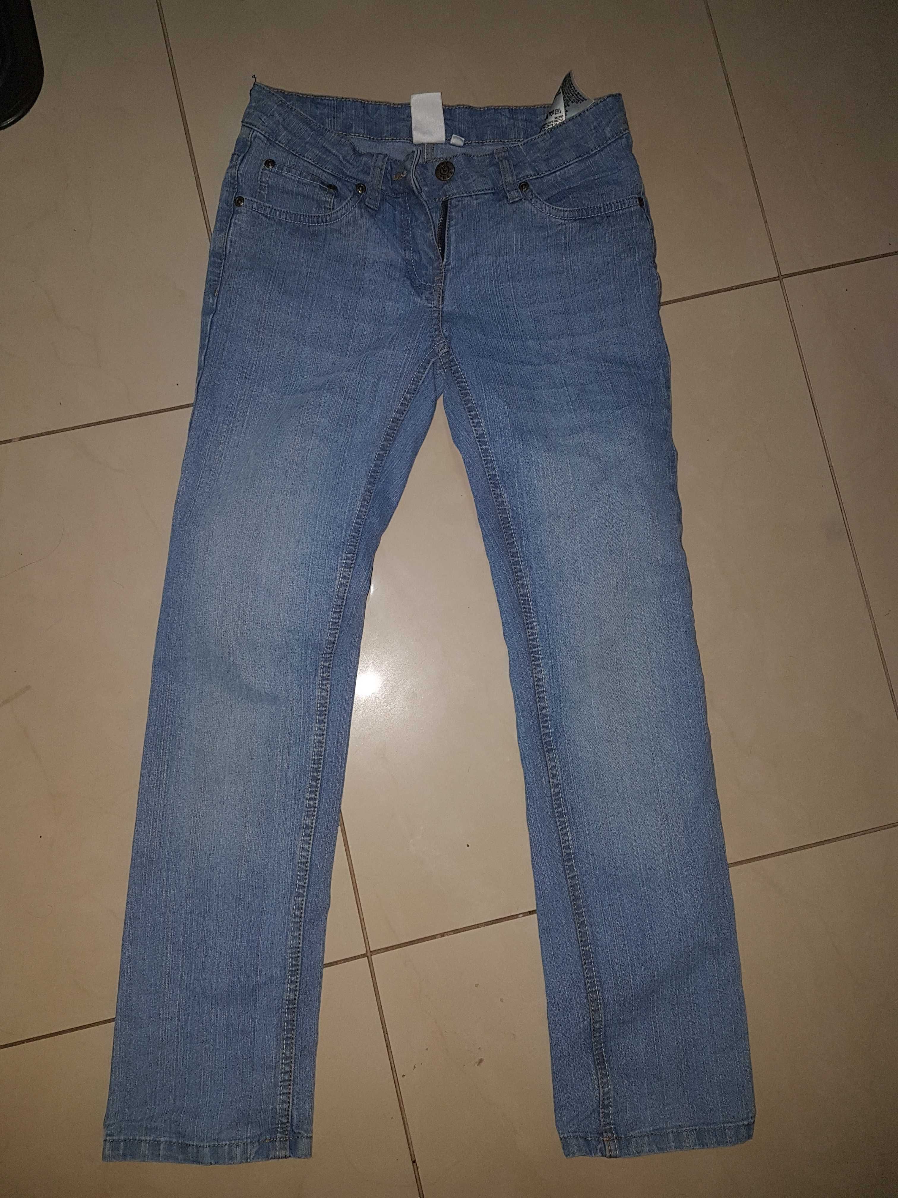 C&A Spodnie jeans niebieskie R 158