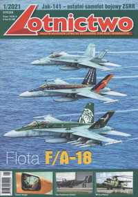 Lotnictwo - numer 1 - styczeń - 2021 - magazyn - samolot F/A-18