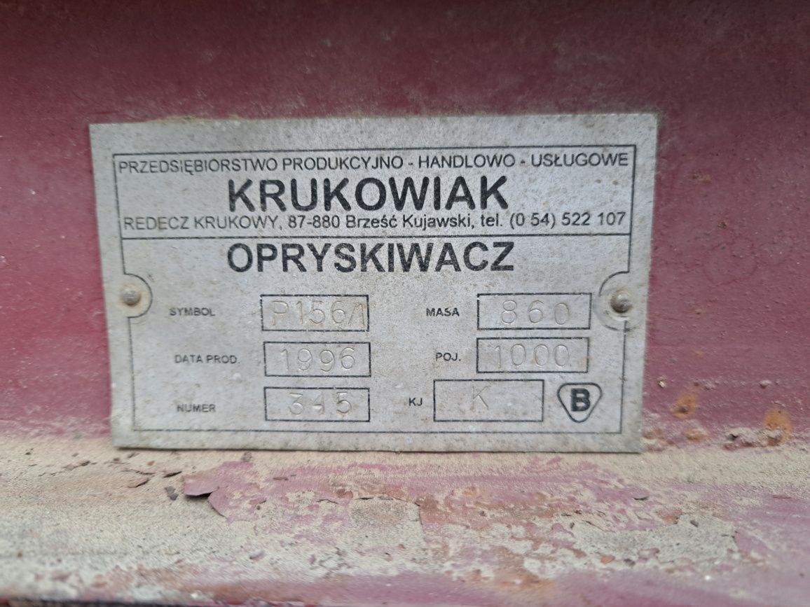 Opryskiwacz  krukowiak