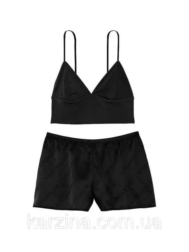 Піжама Victorias Secret modal cami top and satin short set