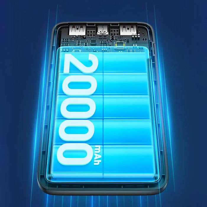 Внешний аккумулятор LENYES PX-233 20000 мАч, Power bank мини