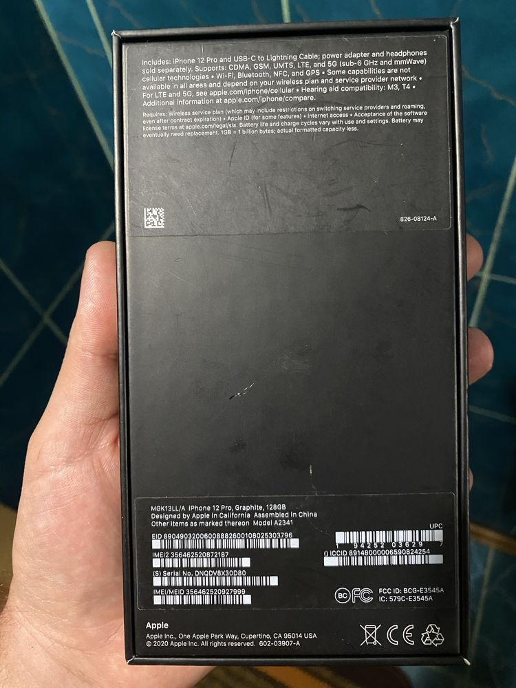 Iphone 12 pro 128 graphite