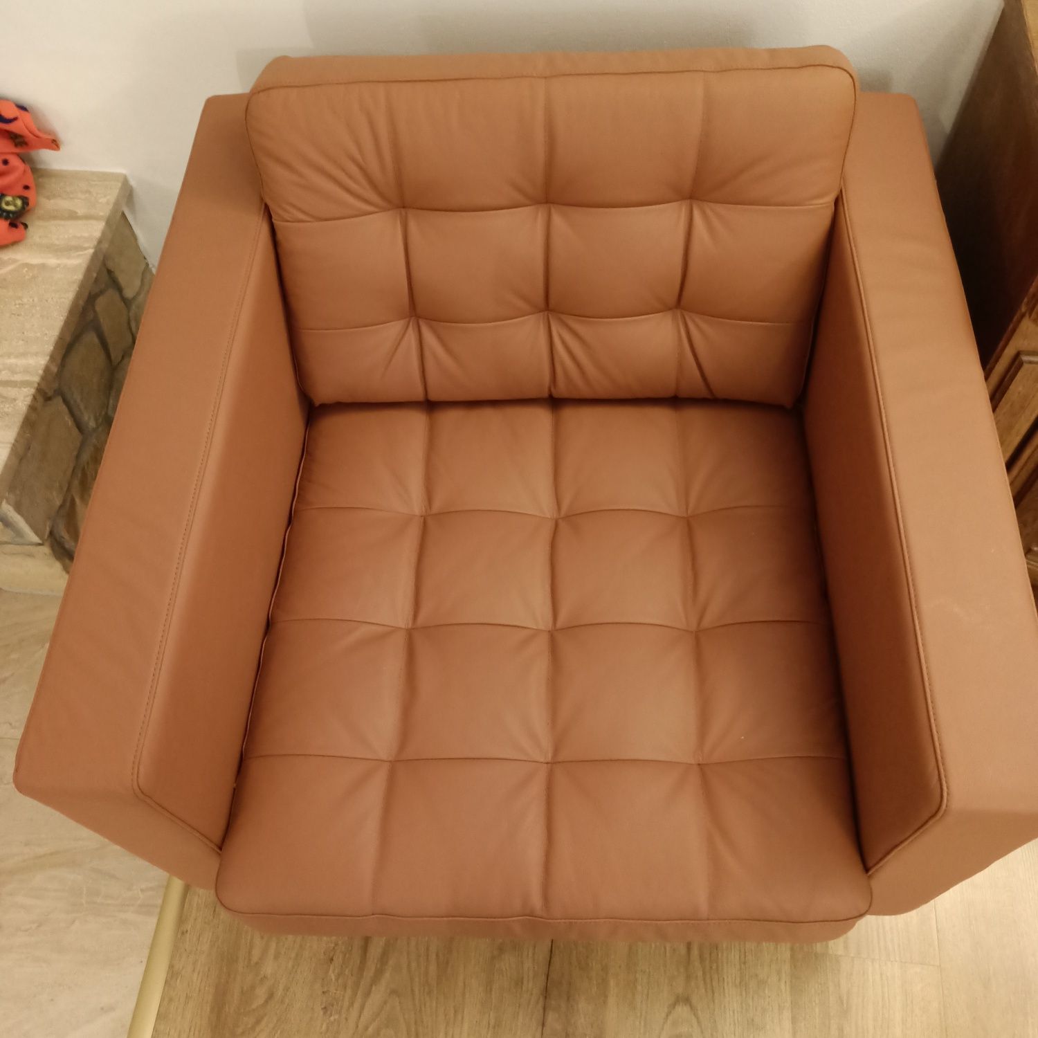 Landskrona -sofa dwuosobowa plus fotel -IKEA - nie używana