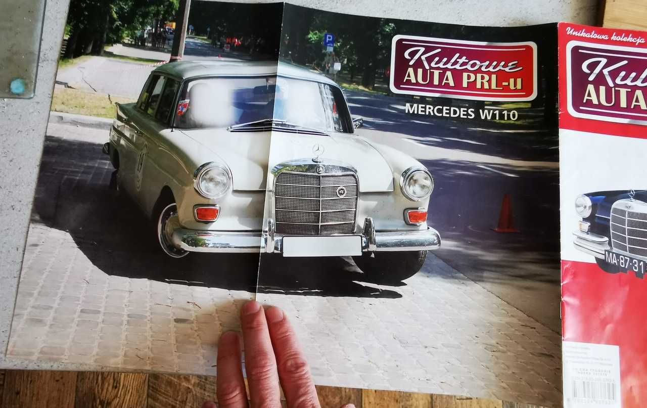 Kultowe Auta PRL-u, Mercedes W 110 plakat kolekcjonerski nr 132