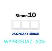 Simon 10 CR3/11 Ramka 3- krotna, biały