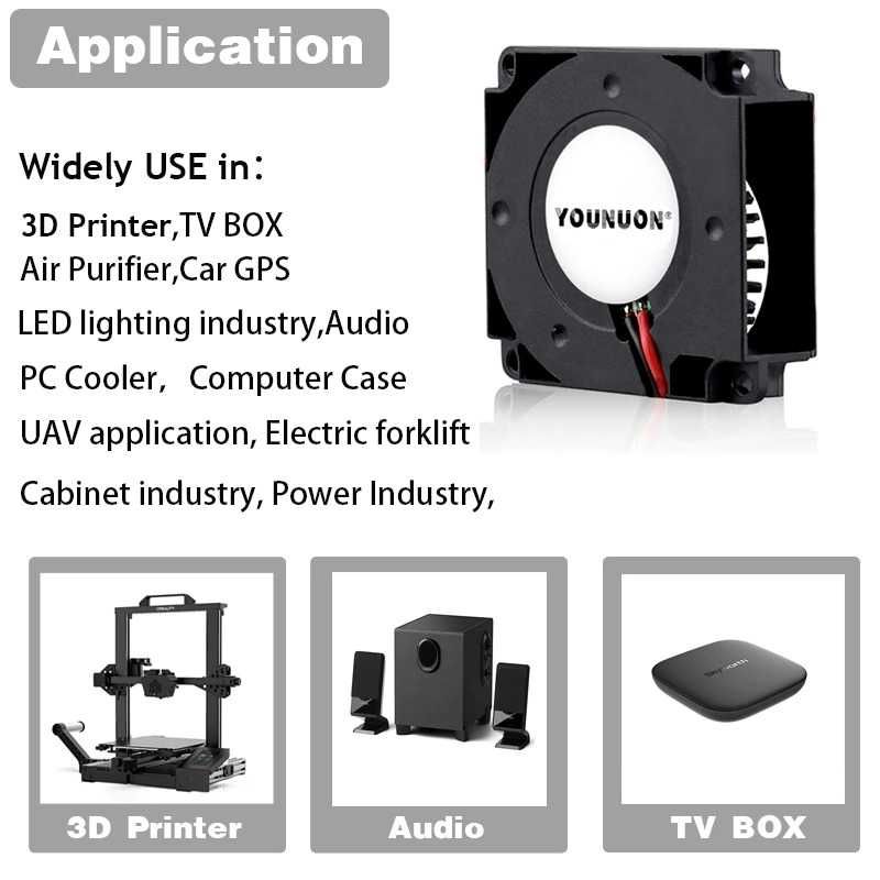 Ventoinha / Blower / Fan para impressora 3D - 24v 40mm